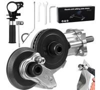 ZANWANXIN Universal Electric Drill Plate Cutter, Drill Metal Cutters Attachment, Electric Drill Plate Cutters (1set)