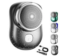 ZANWNAXIN Lureza Shaver,Mini Shave Portable Electric Shavers,Lureza Mini Shaver,Upgraded Pocket Size Portable Electric Shavers for Men (Gray, First generation - without digital display)