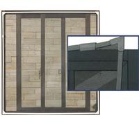 Zanzariera quadrata 100x100 cm con struttura magnetica per finestre Stop Inset