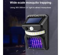 Zanzara solare per esterni Lampada antizanzare per insetti Zapper