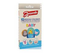 Zanzarella, 12 x 24 Adesivi Antizanzare Diffusori Baby, con Repellente per Zanzare A Base di Oli Essenziali Naturali, Senza Insetticida, Decorativi, Applicabili a Diverse Superfici, Attivi Fino a 72 h
