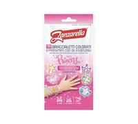 Zanzarella, 25 Braccialetti Antizanzare Magic Princess, in Silicone 100% Riciclabile, con Repellente per Zanzare A Base di Oli Naturali, Attivi Fino a 12 Ore, con 5 Disegni Colorati, Taglia Unica