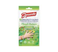 Zanzarella, 25 Braccialetti Antizanzare Play & Nature, in Silicone 100% Riciclabile, con Repellente per Zanzare A Base di Oli Naturali, Attivi Fino a 12 Ore, 5 Diversi Disegni Colorati, Taglia Unica