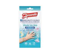 Zanzarella, 25 Braccialetti Antizanzare Under the Sea, in Silicone 100% Riciclabile, con Repellente per Zanzare A Base di Oli Naturali, Attivi Fino a 12 Ore, 5 Diversi Disegni Colorati, Taglia Unica