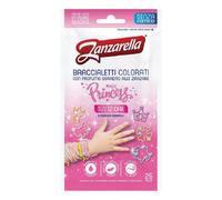 ZANZARELLA 25 braccialetti colorati con profumo sgradito alle zanzare