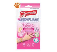 Zanzarella, 25 Braccialetti Antizanzare Under the Sea, in Silicone 100% Riciclabile, con Repellente per Zanzare A Base di Oli Naturali, Attivi Fino a 12 Ore, 5 Diversi Disegni Colorati, Taglia Unica
