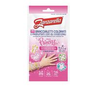 ZANZARELLA 25 braccialetti colorati con profumo sgradito alle zanzare