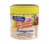 Zanzarella, Proteggi Lana, 6 Profumatori Naturali Antitarme, con Olio Essenziale di Patchouli, Ideale per Armadi e Cabine Armadio, Protegge Indumenti e Tessuti in Cotone, Seta, Lino e Lana dalle Tarme