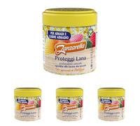 Zanzarella, Proteggi Lana, Profumatore Naturale Antitarme, con Olio Essenziale di Patchouli, Ideale per Armadi e Cabine Armadio, Protegge Indumenti e Tessuti in Cotone, Seta, Lino e Lana dalle Tarme