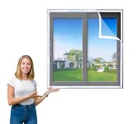 Zanzariera 55x100cm Bianco Zanzariera Porta Finestra per Porte Camera da Letto Casa