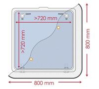 Zanzariera 800 x 800 mm - 1 PZ - 19.365.02 - 1936502
