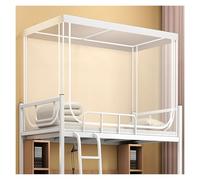 Zanzariera a baldacchino di alta qualità per letti a castello e dormitori; parte superiore antipolvere, perfetta per la protezione contro gli insetti della camera da letto