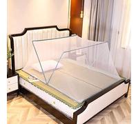 Zanzariera a baldacchino per viaggi e casa, tenda universale per letto singolo e matrimoniale, ideale per campeggio e uso esterno