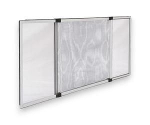 Zanzariera a pannello estensibile argento per esterno e interno