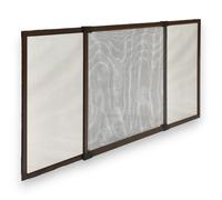 Zanzariera a pannello estensibile marrone per esterno e interno