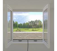 Zanzariera a rullo avvolgibile riducibile con frizione finestra kit zanzariere 160 X 170 Cm Bianco