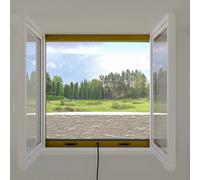 Zanzariera a rullo avvolgibile riducibile con frizione finestra kit zanzariere 80 X 170 Cm Oro