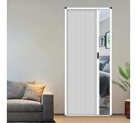 Zanzariera A Rullo Avvolgibile Scorrimento Orizzontale Profilo Regolabile Riducibile Telaio In Alluminio Universale Con Maniglie(24 Inch)
