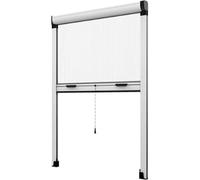 ZANZARIERA A RULLO FINESTRA VERTICALE 100X170CM, COLORE BIANCO