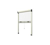 ZANZARIERA A RULLO FINESTRA VERTICALE 140X170CM, COLORE AVORIO