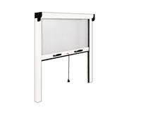 ZANZARIERA A RULLO IN KIT 100X160H VERTICALE X FINESTRE BIANCA riducibile