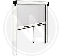 ZANZARIERA A RULLO IN KIT BIANCA 80X160H VERTICALE FINESTRE riducibile