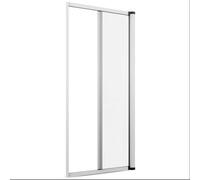 Zanzariera a rullo laterale chiusura a gancio colore bianco ral 9016 - cm. 150x2