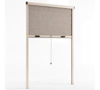 Zanzariera a Rullo Riducibile Avorio Bronzo 80x170 100x170 Kit Installazione PVC