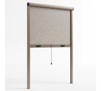 Zanzariera a Rullo Riducibile Avorio Bronzo 80x170 100x170 Kit Installazione PVC