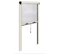 ZANZARIERA VERTICALE RIDUCIBILE 100X170 A RULLO CON FRIZIONE BIANCA MADE IN ITAL
