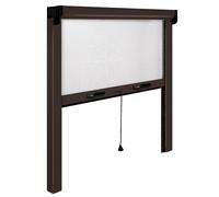 Zanzariera a Rullo Verticale IRS OPERA in kit Riducibile Marrone