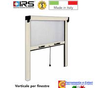 Zanzariera a Rullo Verticale Per finestra Avvolgibile Riducibile Bianco OPERA