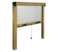 ZANZARIERA A RULLO VERTICALE PER FINESTRA cm 160 x 170 - bronzo - KASART