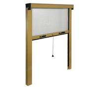 ZANZARIERA A RULLO VERTICALE PER PORTA/FINESTRA cm 140 x 250 - bronzo