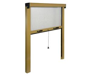 ZANZARIERA A RULLO VERTICALE PER PORTA/FINESTRA cm 140 x 250 - bronzo