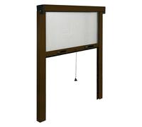 ZANZARIERA A RULLO VERTICALE PER PORTA/FINESTRA cm 140 x 250 - marrone ral 8017