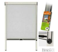 Zanzariera a rullo verticale per porte Katy con catenella 100x250 cm Bianca