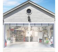 Zanzariera a scomparsa con chiusura magnetica per garage, tiene lontane le mosche con fondo zavorrato, ideale per cortile e studio