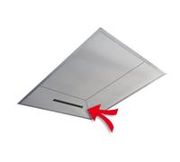 Zanzariera adesiva con cerniera Irs Ecco Zip 130x150 cm nera Nero