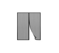 Zanzariera adesiva magnetica Irs 120x160 cm nera Nero