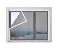 Zanzariera autoadesiva for finestre, balconi, zanzariere, multicolori, dimensioni multiple(Black-white,50 * 100cm)