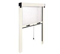 Zanzariera avvolgibile verticale 120x160 cm - bianco