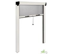 ZANZARIERA AVVOLGIBILE IRS 140X240 CM VERTICALE RIDUCIBILE ALLUMINIO BIANCO