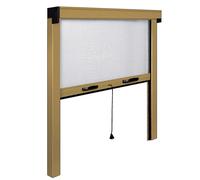 Zanzariera avvolgibile Irs 160x160 cm bronzo Bronzo
