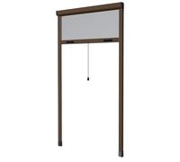 Zanzariera Avvolgibile Verticale cm 160 x 170 marrone Con Frizione