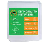 ZANZARIERA BIANCA 3X6 METRI RETE ANTI INSETTI PER SOFFITTI GIARDINO ESTERNO