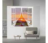 Zanzariera Calamita 126 x 50 cm Si Chiude da Sola, Rete Fine, Chiusura Automatica Finestra con Zanzariera Magnetica Personalizzabile Adatta a Finestra di Multi Tipi, Bianco