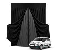 Zanzariera Compatibile con Citroen Berlingo Peugeot Partner Opel Combo 2018-2025 per Porta Scorrevole - Zanzariera Magnetica Tenda Parasole contro Insetti e Sole, Rete Ombreggiante Porta Laterale