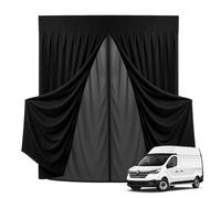 Zanzariera Compatibile con Renault Trafic 14-25 Opel Vivaro B 14-19 Fiat Talento 16-21 Tetto Alto (H2) per Portellone Posteriore, Zanzariera Magnetica Tenda Parasole contro Insetti e Sole