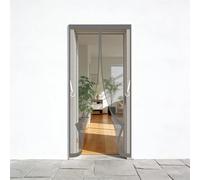 Zanzariera con Magneti per Porte 50 x 100 cm Facile da Installare Chiusura Automatica Anti Zanzare con Calamita Zanzariere Magnetiche per Porte Finestre Soggiorno, Grigio
